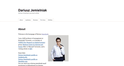 Desktop Screenshot of jemielniak.org